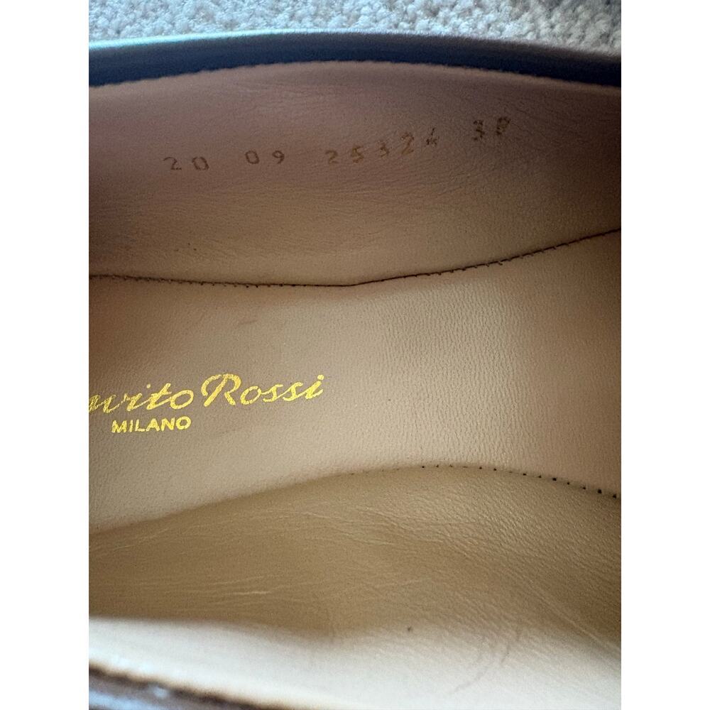 Giovanni Rossi Marbella raffia penny beige woven loafer size 8/38 - Picture 15 of 16